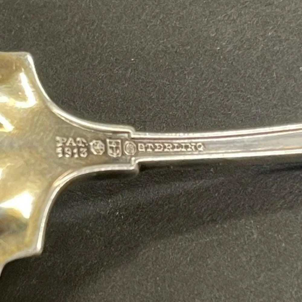 Gorham Antique Sterling Silver Etruscan Bon Bon or Nut Spoon TSP